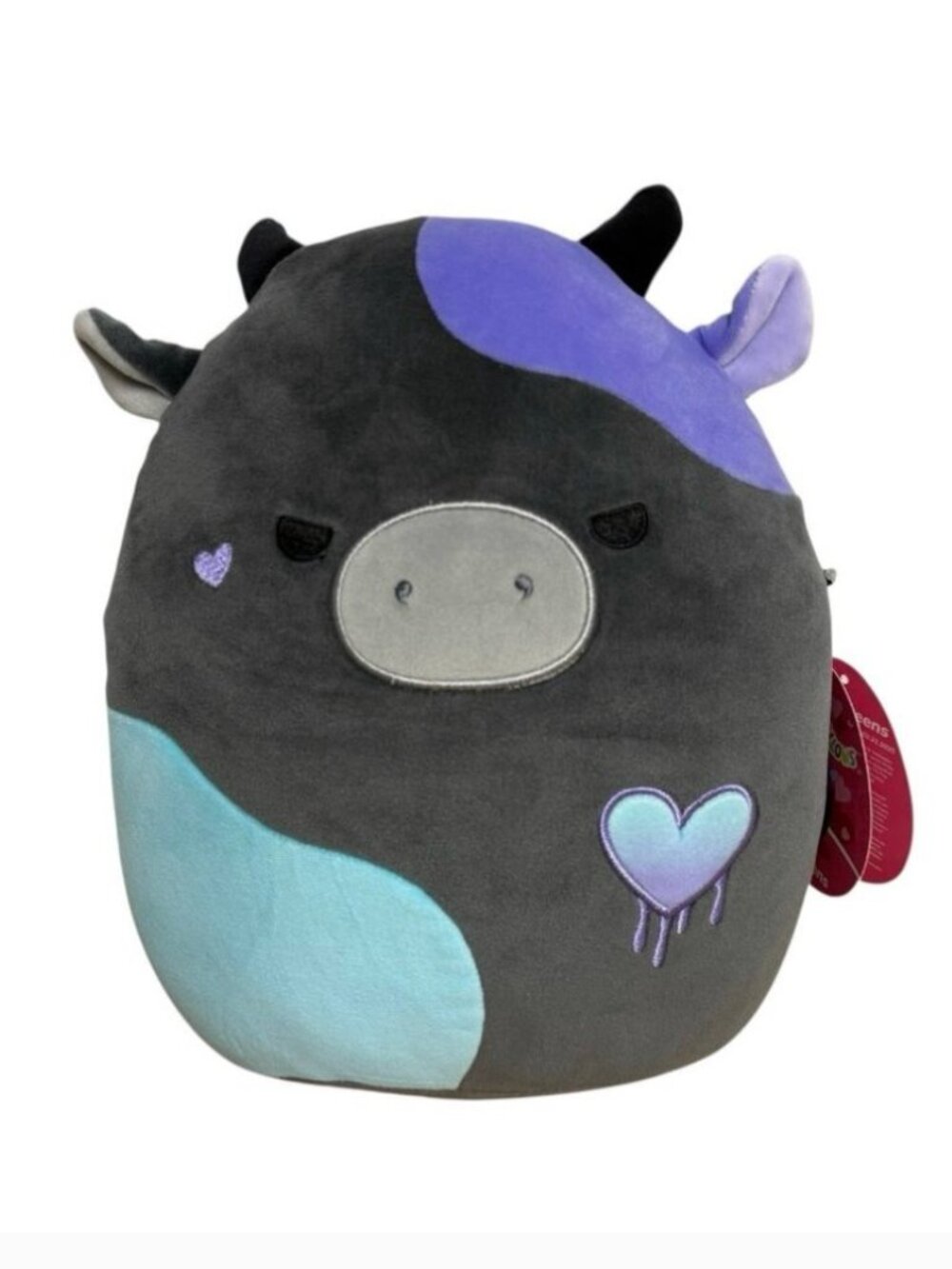 Squishmallows Smithereens valentine Cow 10 inch